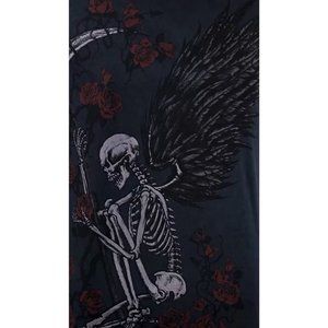 Rebel Saint By Affliction Men's T-Shirt Fracture Biker Cross